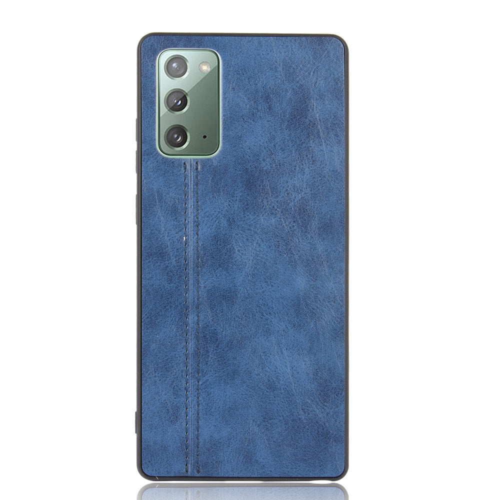 Samsung Galaxy Note 20 blue color leather back cover case