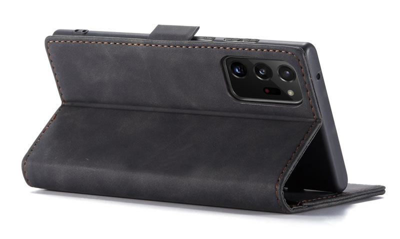 Samsung Galaxy Note 20 Ultra Leather Wallet flip case cover with stand function