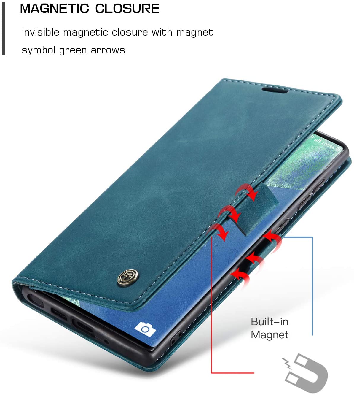 Samsung Galaxy Note 20 Ultra Magnetic flip Wallet case cover