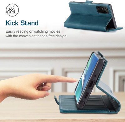 Samsung Galaxy Note 20 Ultra Leather Wallet flip case cover with stand function