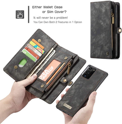 Samsung Galaxy Note 20 Ultra flip wallet cover with detachable back case cover