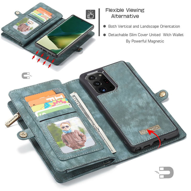 Samsung Galaxy Note 20 Ultra Leather Wallet flip case cover with stand function