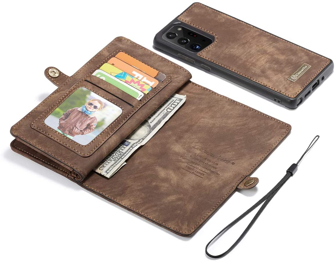 Samsung Galaxy Note 20 Ultra flip wallet cover with detachable back case cover