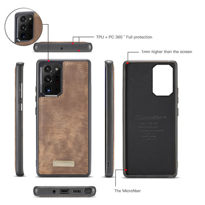 Samsung Galaxy Note 20 Ultra flip wallet cover with detachable back case cover
