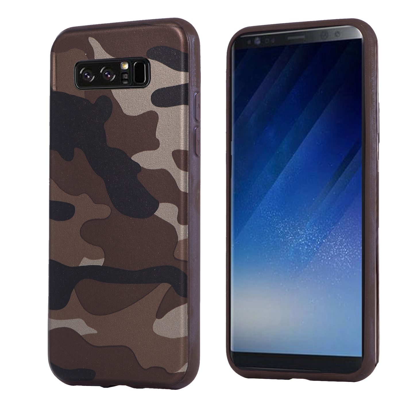 Excelsior Premium Military Design Silicon Back Cover Case for Samsung Galaxy Note 8