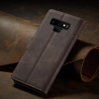Samsung Galaxy Note 9 full body protection Leather Wallet flip case cover by Excelsior