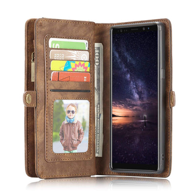 Samsung Galaxy Note 9 full body protection Leather Wallet flip case cover by Excelsior