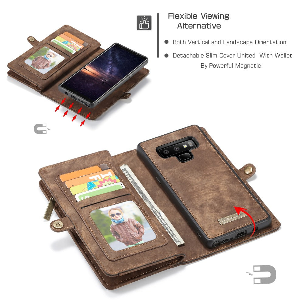 Samsung Galaxy Note 9 Magnetic flip Wallet case cover