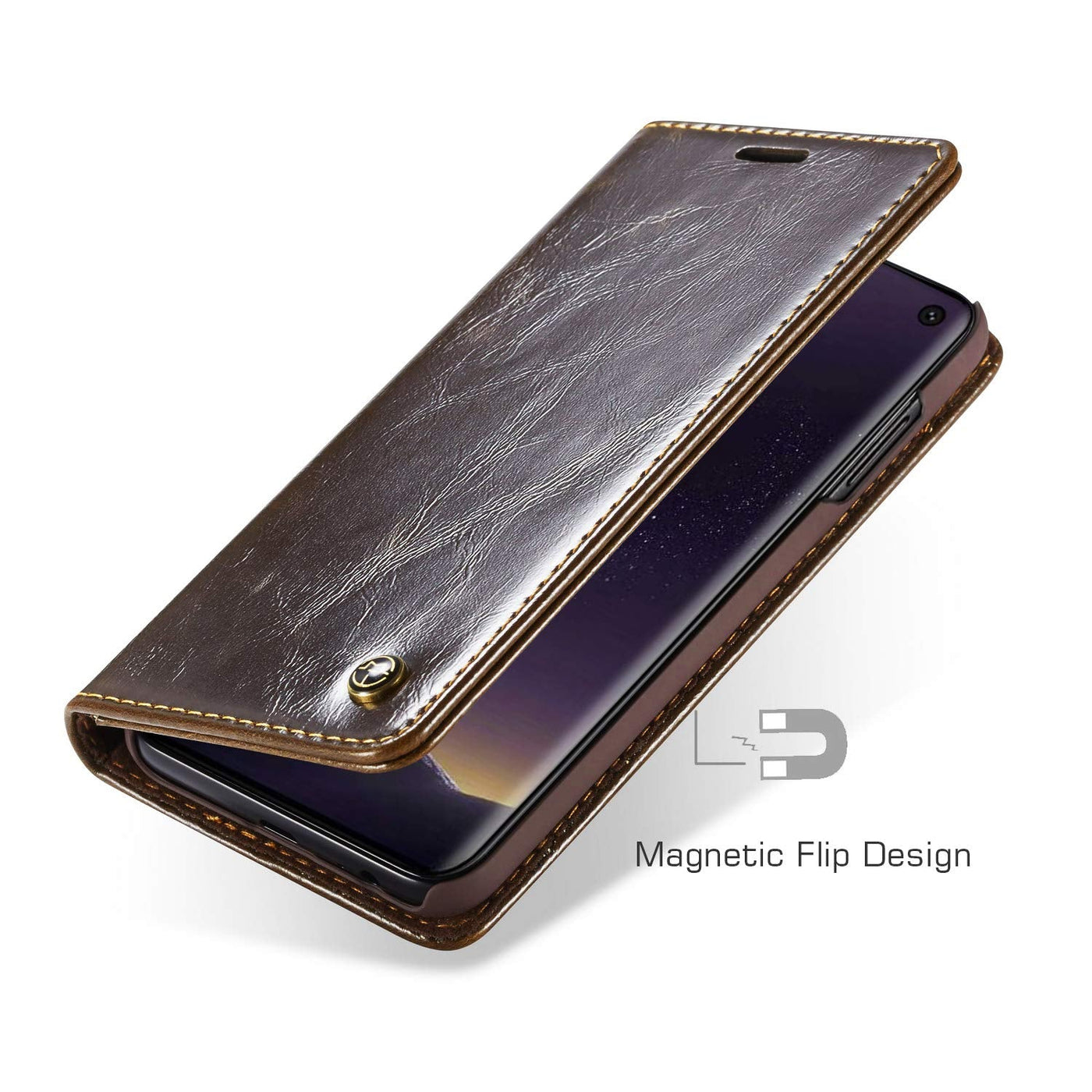Samsung Galaxy S10e Magnetic flip Wallet case