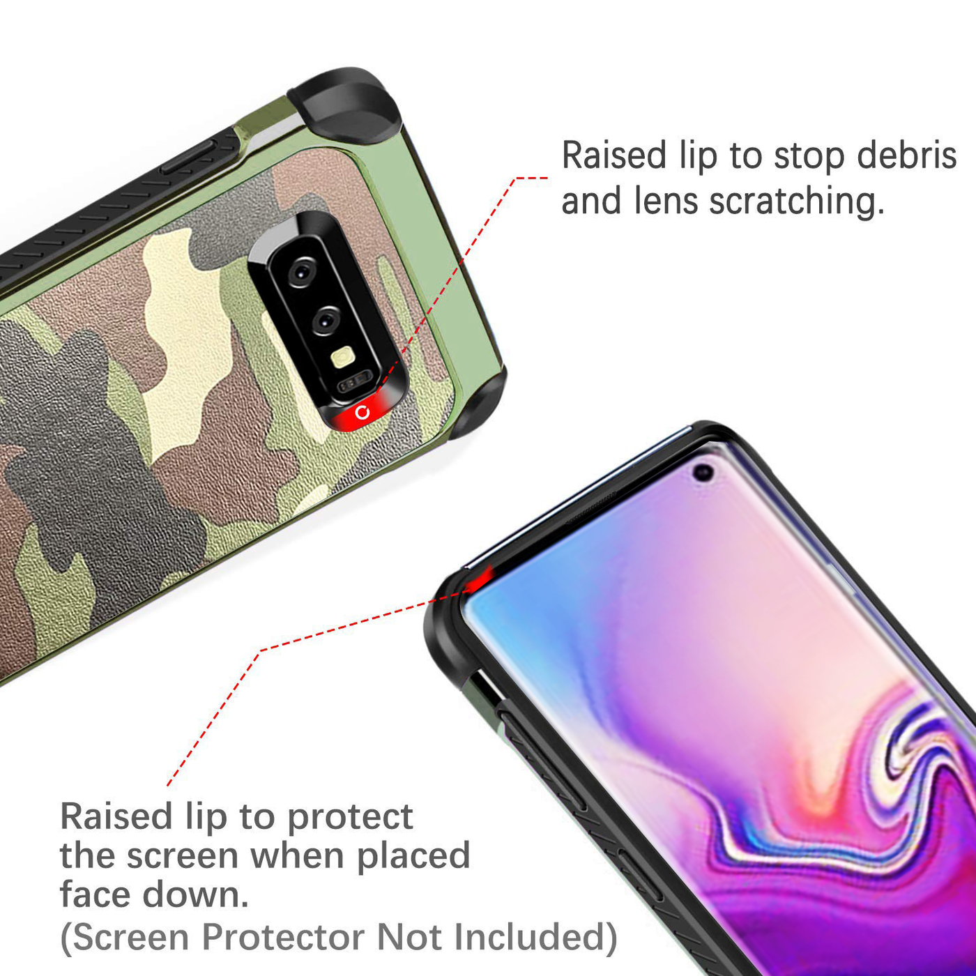 Samsung Galaxy S10e 360 degree protection leather back cover by excelsior