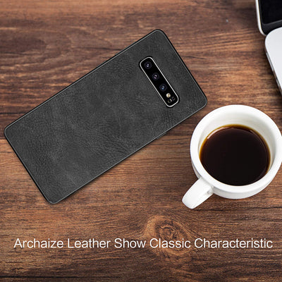 Samsung Galaxy S10 Plus leather back case cover