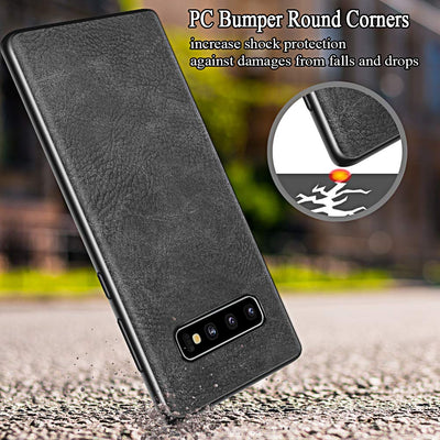Excelsior Premium PU Leather Back Cover Case For Samsung Galaxy S10 Plus