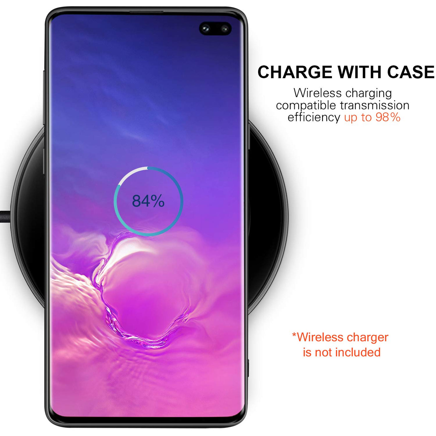 Samsung Galaxy S10 Plus back case cover with wireless charging