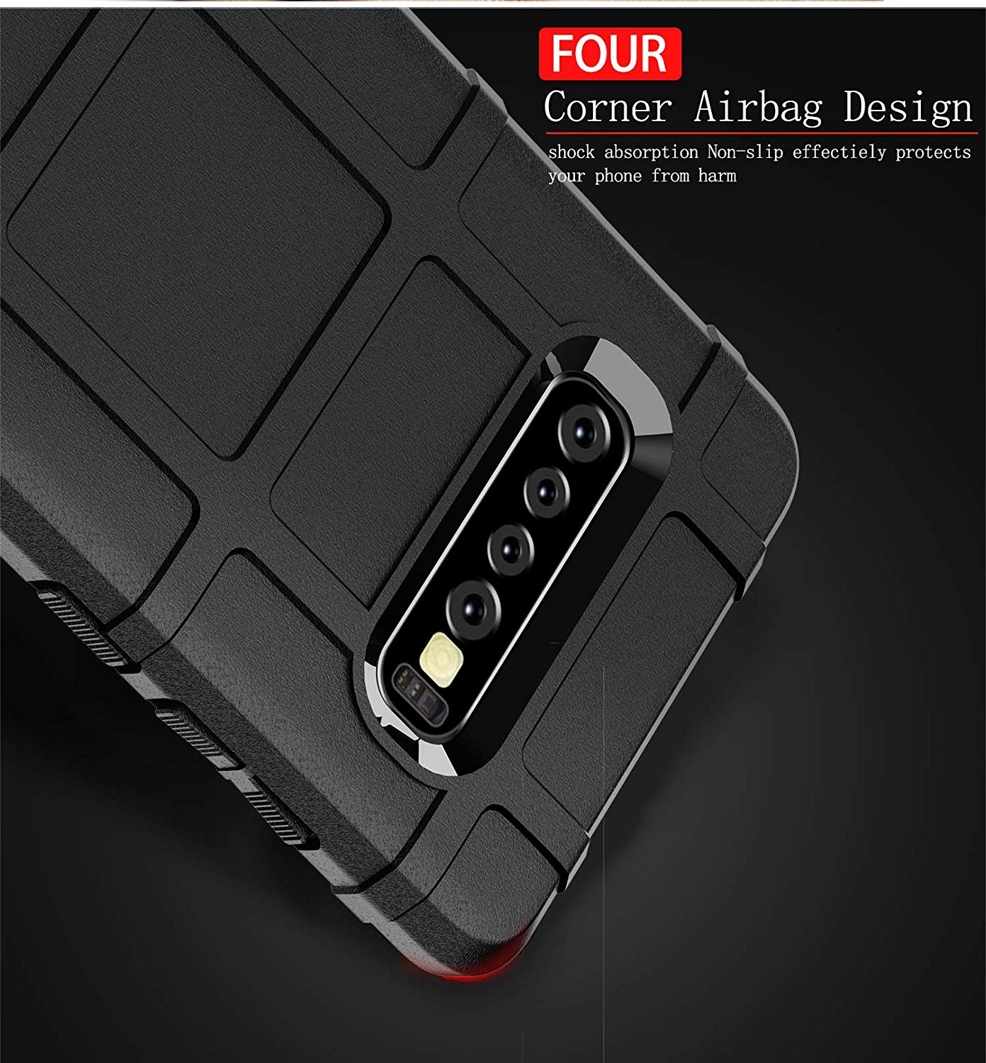 Samsung Galaxy S10 Plus back case cover with camera protection