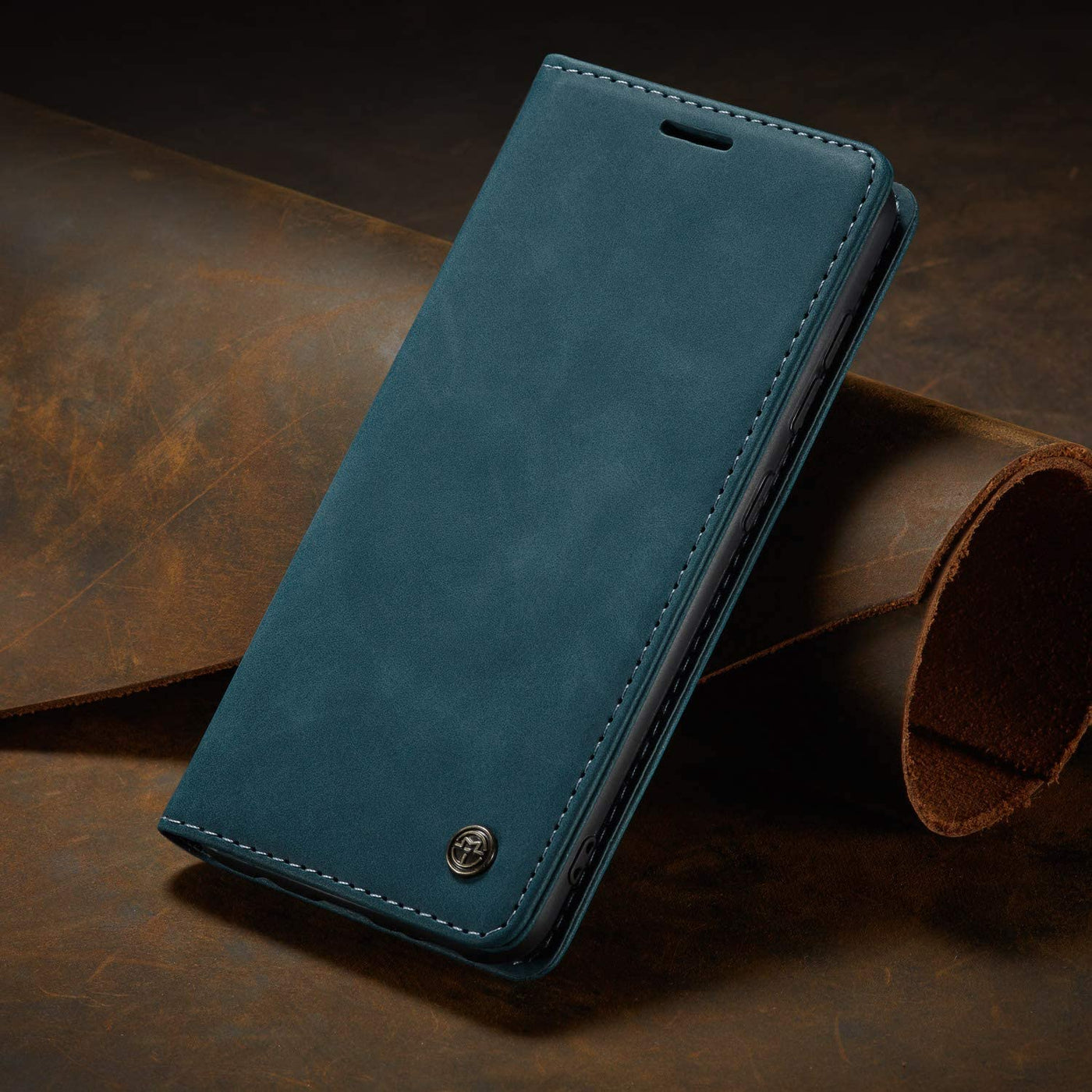 Samsung Galaxy S20 FE blue color leather wallet flip cover case By excelsior