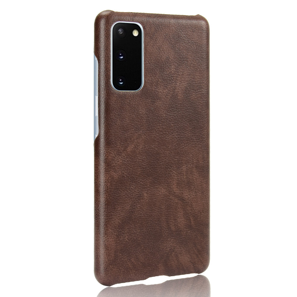 Samsung Galaxy S20 FE leather back cover