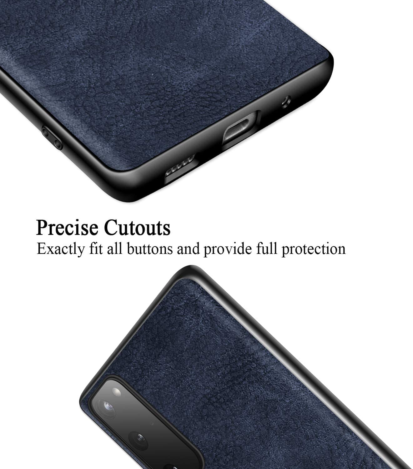Samsung Galaxy S20 FE 360 degree protection leather back case cover by excelsior