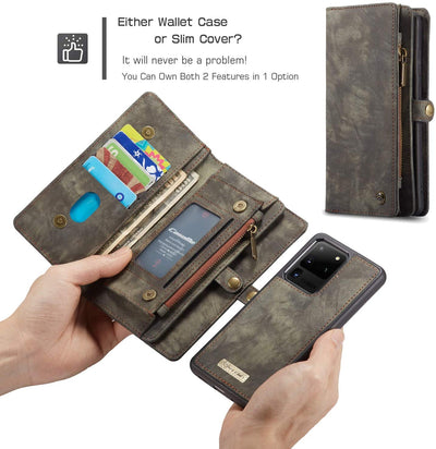 Samsung Galaxy S20 Ultra flip wallet cover with detachable back cover