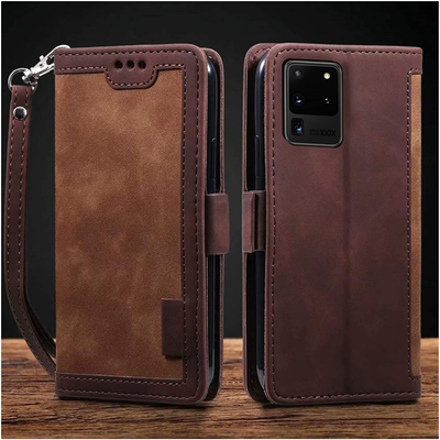 Excelsior Premium PU Leather Wallet flip Cover Case For Samsung Galaxy S20 Ultra