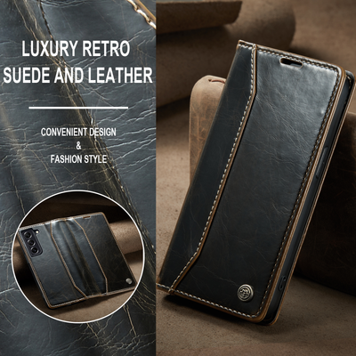 Samsung Galaxy S21 FE high quality premium and unique designer leather case cover