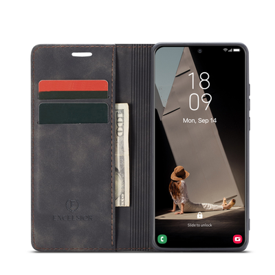 Excelsior Premium PU Leather Wallet flip Cover Case For Samsung Galaxy S21 FE 5G
