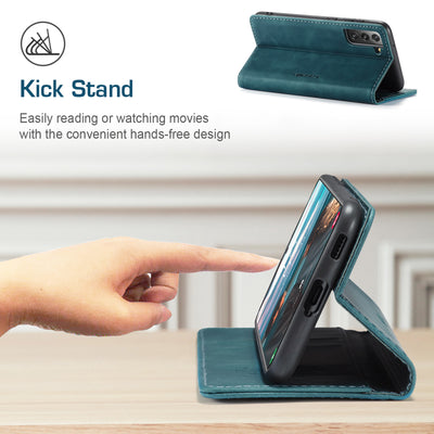 Samsung Galaxy S21 FE Leather Wallet flip case cover with stand function