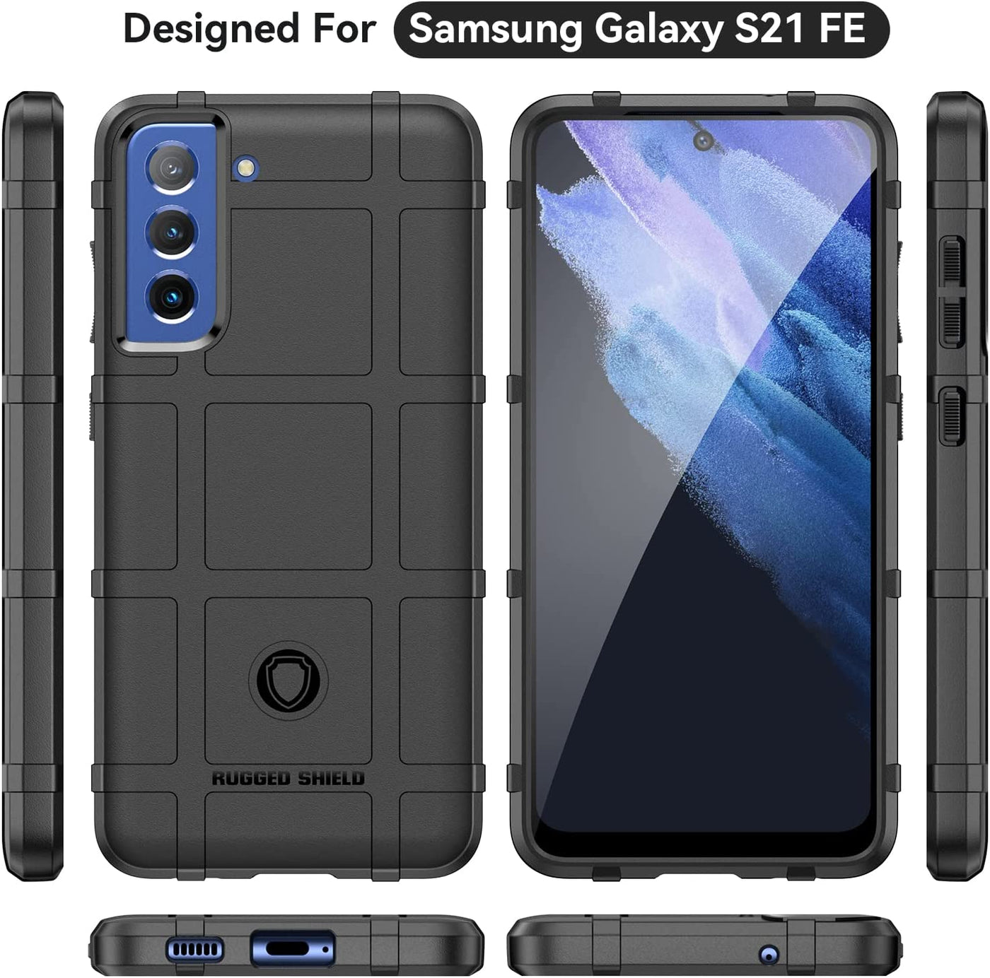 Samsung Galaxy S21 FE 360 degree protection back case cover by excelsior