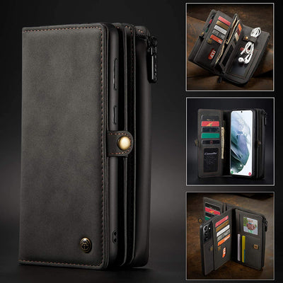 Excelsior Premium Multifunctional Leather Wallet Flip Cover Case For Samsung Galaxy S21 Ultra