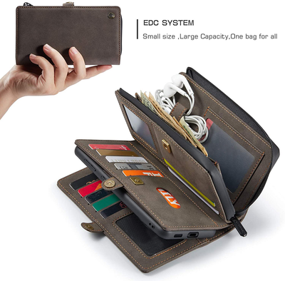 Excelsior Premium Multifunctional Leather Wallet Flip Cover Case For Samsung Galaxy S21 Ultra