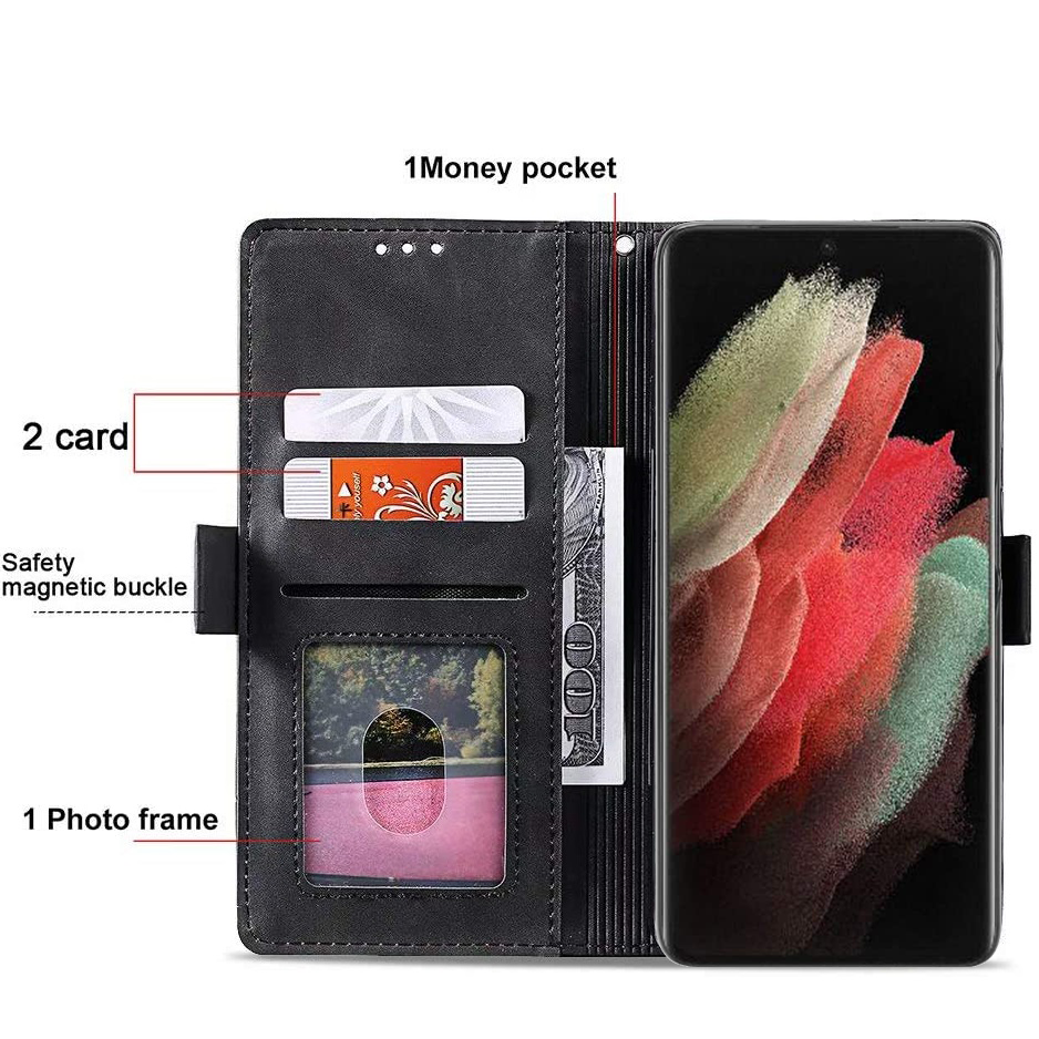 Excelsior Premium PU Leather Wallet flip Cover Case For Samsung Galaxy S21 Ultra