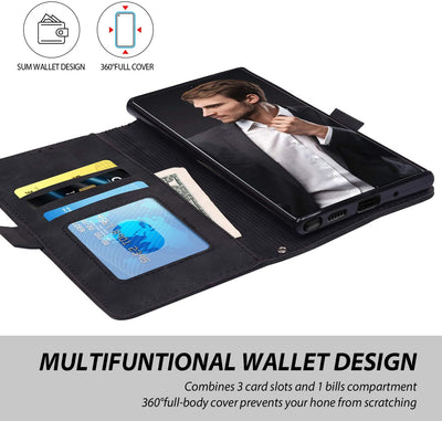 Excelsior Premium PU Leather Wallet flip Cover Case For Samsung Galaxy S21 Ultra