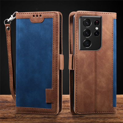 Excelsior Premium PU Leather Wallet flip Cover Case For Samsung Galaxy S21 Ultra