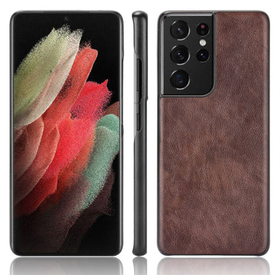 Samsung Galaxy S21 Ultra coffee color hard back cover case