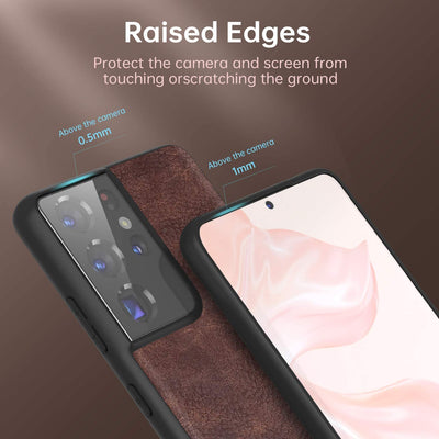 Excelsior Premium PU Leather Back Cover case For Samsung Galaxy S21 Ultra