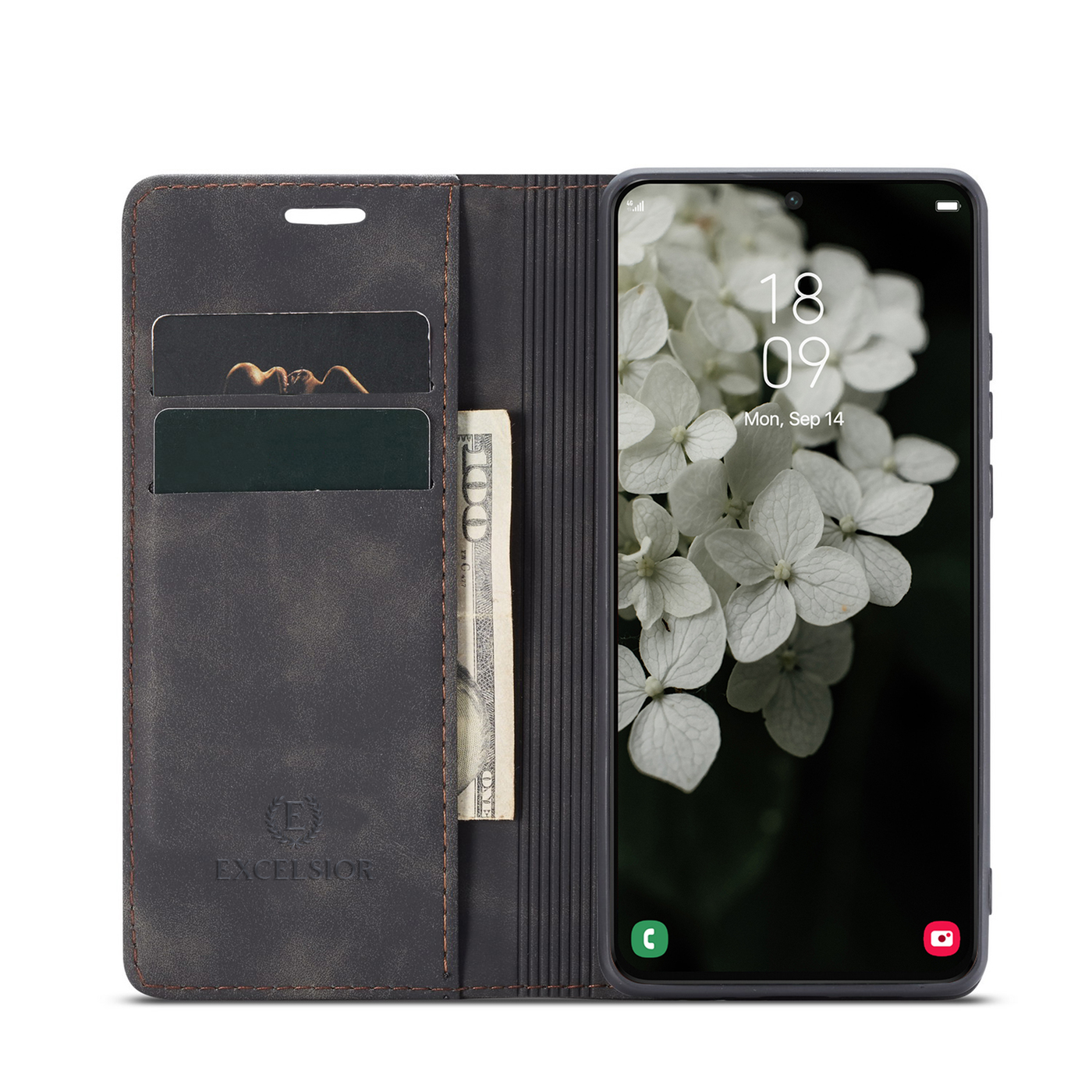 Excelsior Premium PU Leather Wallet flip Cover Case For Samsung Galaxy S22 5G