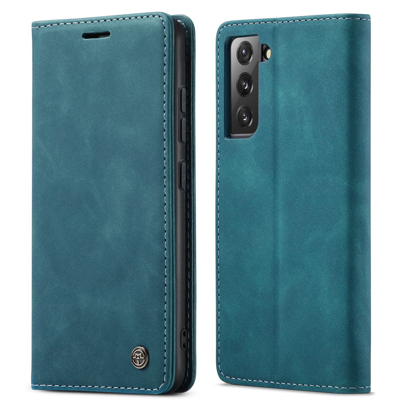 Samsung Galaxy S22 full body protection Leather Wallet flip case cover by Excelsior