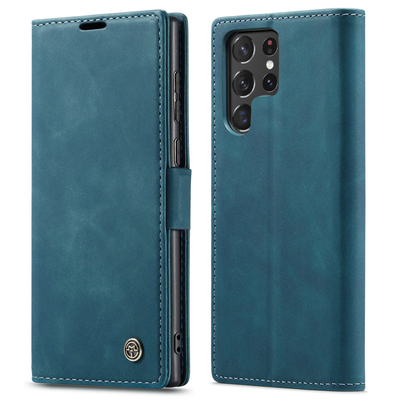 Samsung Galaxy S22 Ultra 5G Premium PU Leather Wallet flip Cover Case By Excelsior