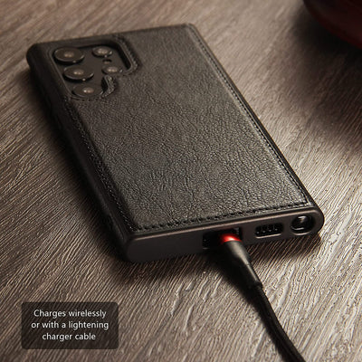 Excelsior Premium PU Leather Back Cover case For Samsung Galaxy S22 Ultra