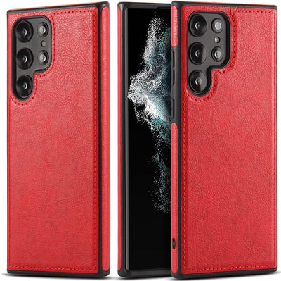 Excelsior Premium PU Leather Back Cover case For Samsung Galaxy S22 Ultra