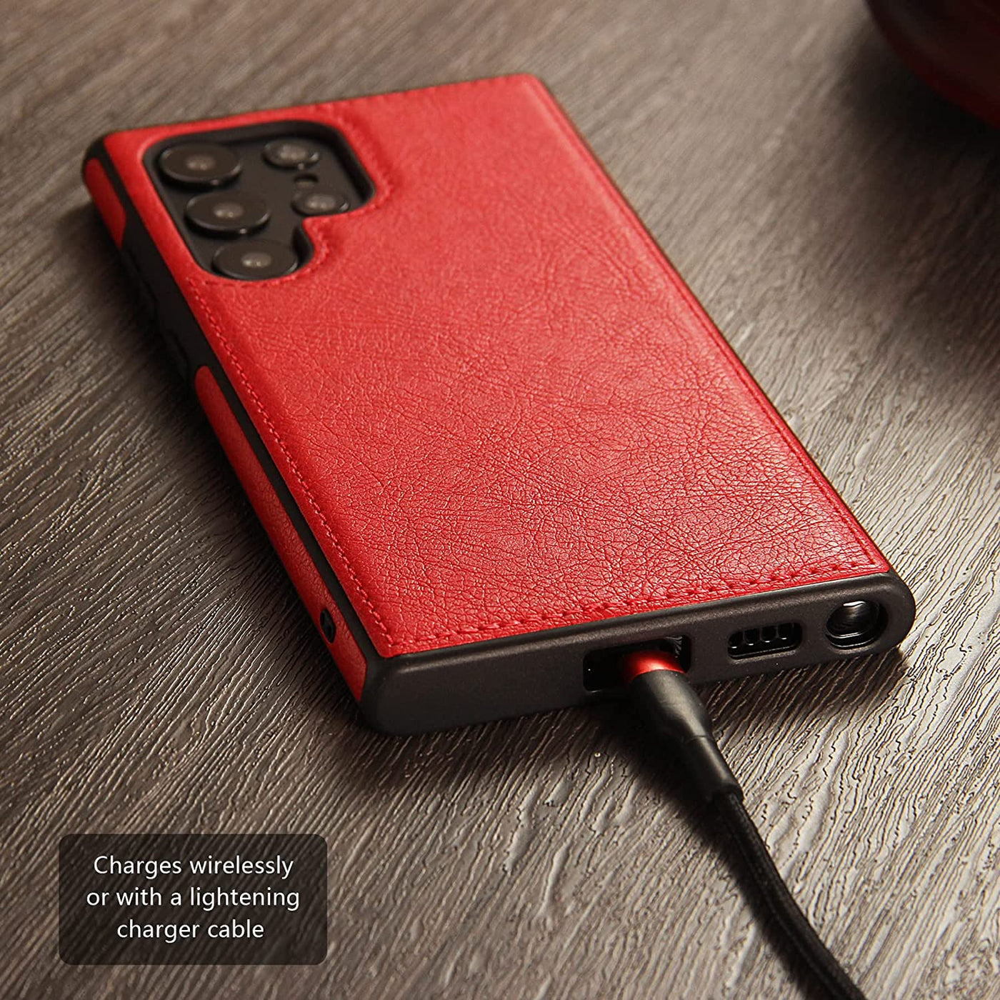 Excelsior Premium PU Leather Back Cover case For Samsung Galaxy S22 Ultra