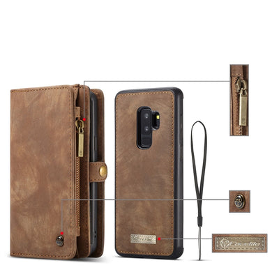 Excelsior Premium Multifunctional Leather Wallet Flip Cover Case For Samsung Galaxy S9 Plus
