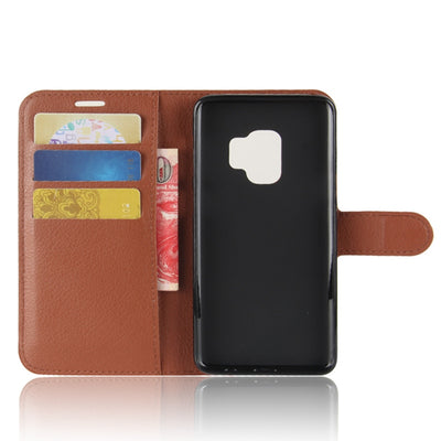 Excelsior Premium Leather Wallet flip Cover Case For Samsung Galaxy S9