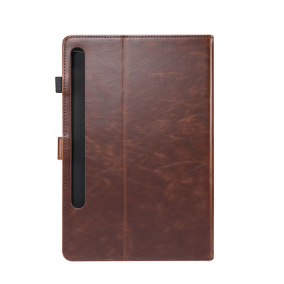 Samsung Galaxy Tab S7 Plus full body protection Leather Wallet flip case cover by Excelsior