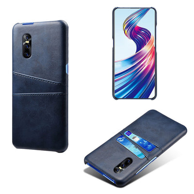 Excelsior Premium Card Holder | Hard | PU Leather Back Cover case for Vivo V15 Pro