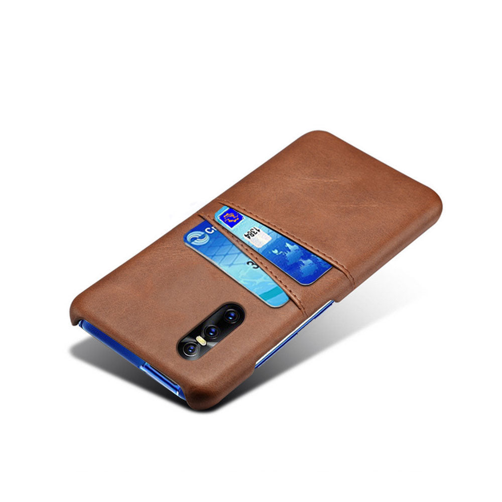 Excelsior Premium Card Holder | Hard | PU Leather Back Cover case for Vivo V15 Pro
