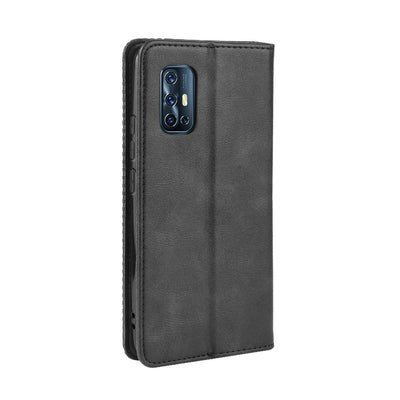 Excelsior Premium Leather Wallet Flip Cover Case For Vivo V17