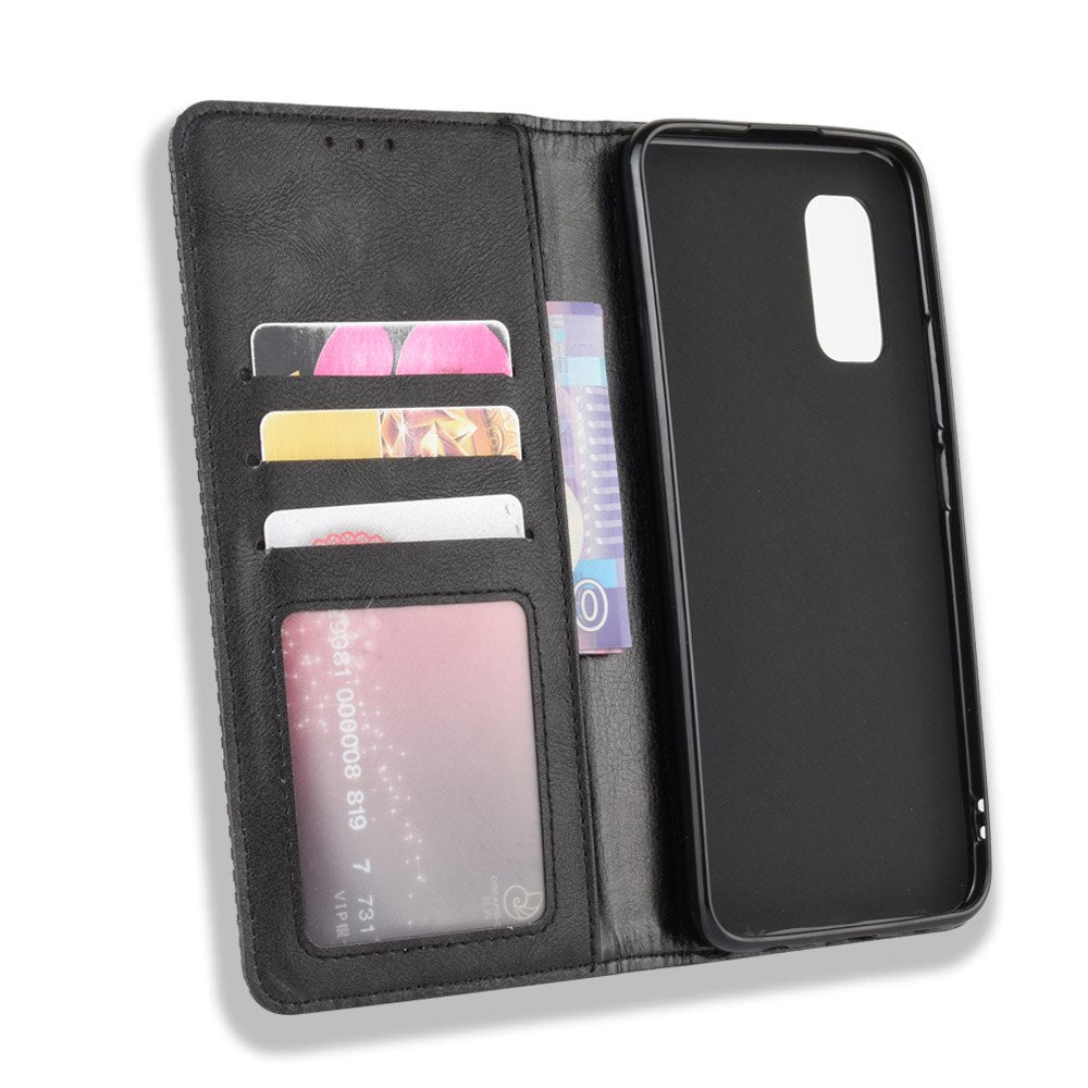 Excelsior Premium Leather Wallet Flip Cover Case For Vivo V17