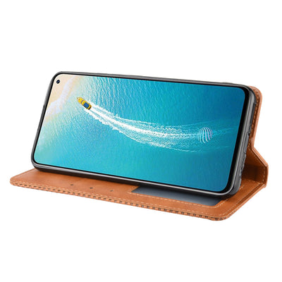 Excelsior Premium Leather Wallet Flip Cover Case For Vivo V17