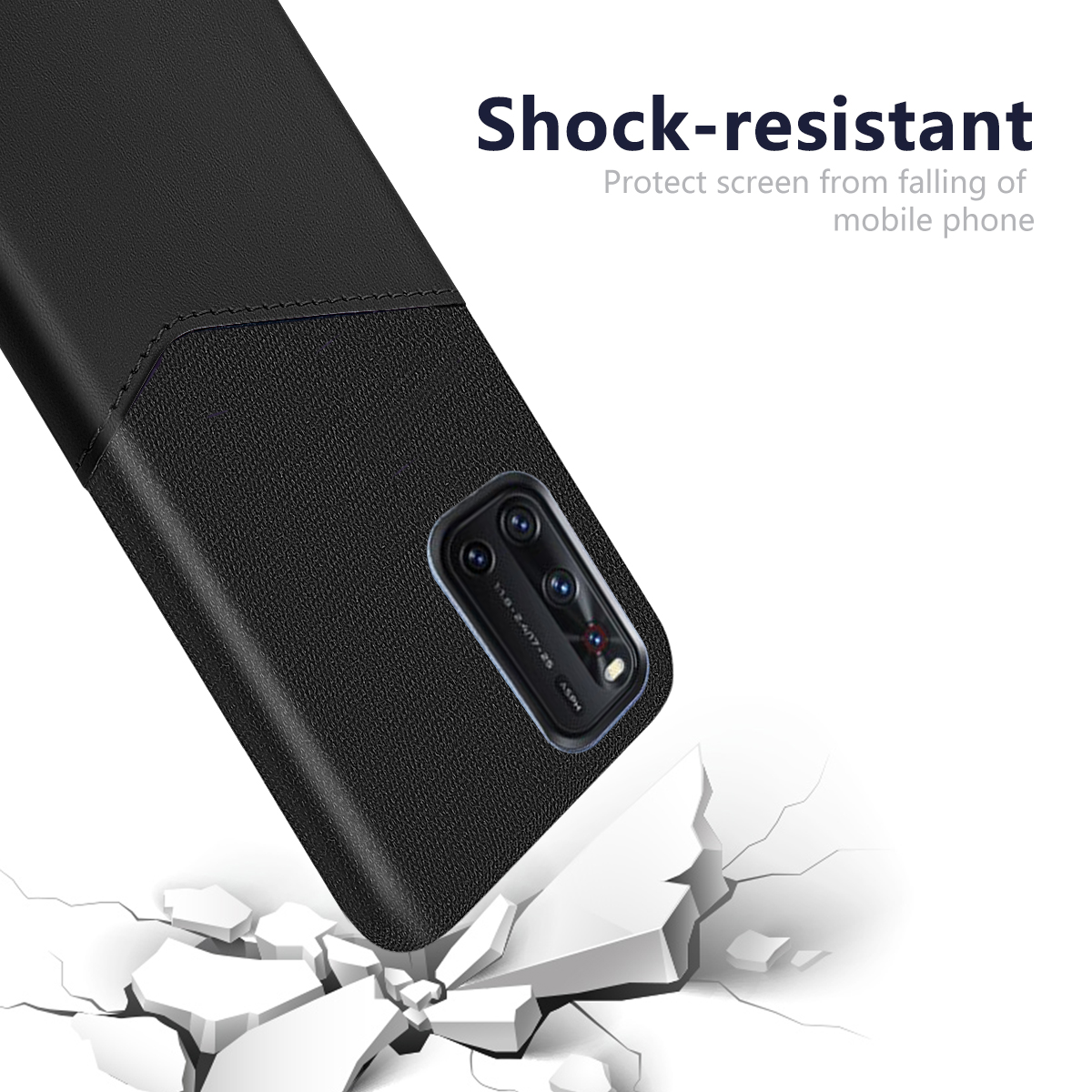 Excelsior Premium Card Holder | Hard | Leather Back Cover case for Vivo V19
