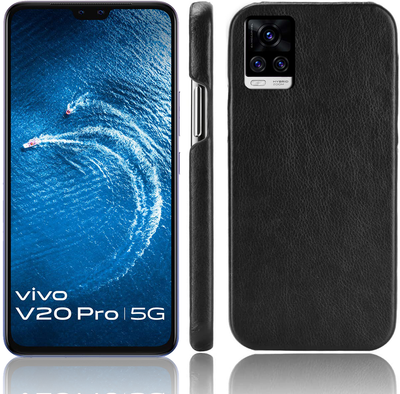 Vivo V20 Pro leather case cover with camera protection